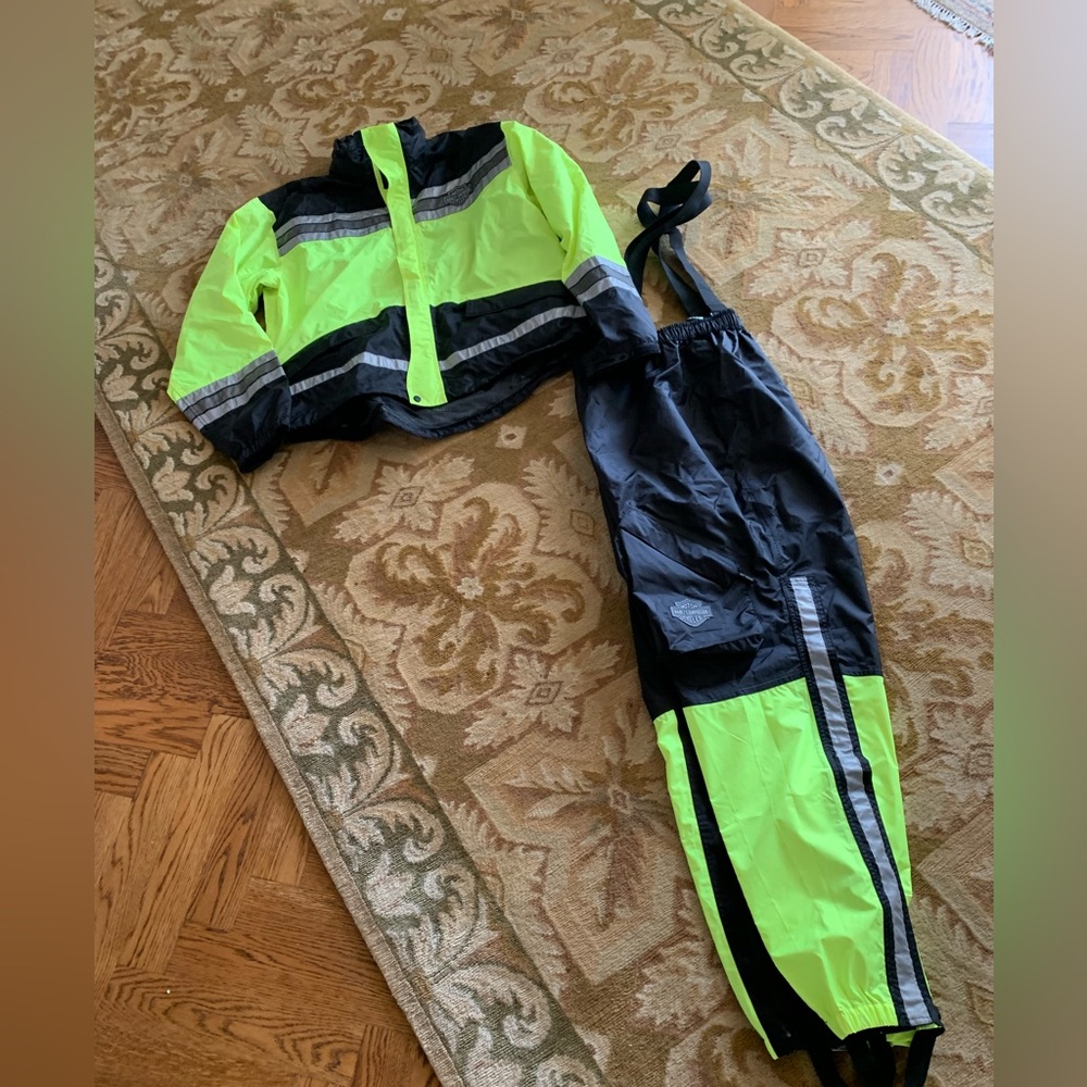 Men’s Harley Davidson reflective rain suit